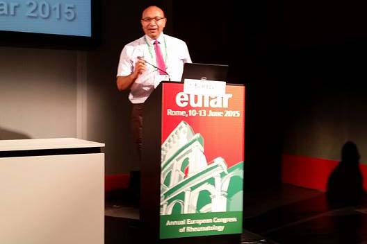 EULAR Conference 2015, Rome: Oral Presentation on Simulated teaching in Rheumatic Diseases
